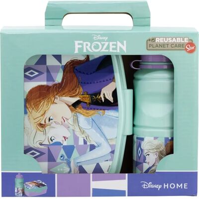 Set di Bottiglia e Contenitore Frozen - Multicolore Set di Bottiglia e Contenitore Frozen - Multicolore
