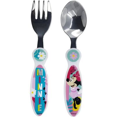 Stor Kinder Minnie Mouse Edelstahl Besteckset - Sicher für Kinder Stor Kinder Minnie Mouse Edelstahl Besteckset - Sicher für Kinder