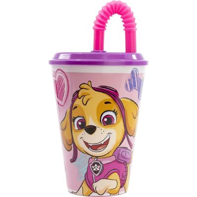 Gobelet Réutilisable Paw Patrol - 430ml Rose - Publicité Gobelet Réutilisable Paw Patrol - 430ml Rose - Publicité