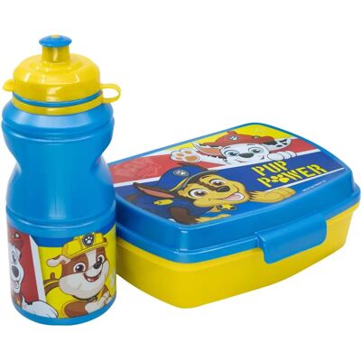 Paw Patrol Matboks og Vannflaske Sett - Barnevennlig Design Paw Patrol Matboks og Vannflaske Sett - Barnevennlig Design