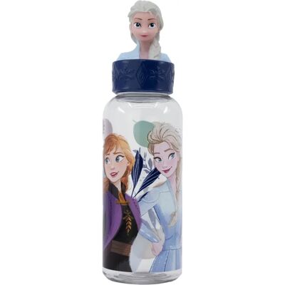 Butelka wody Disney Frozen z figurką 3D - 560ml Butelka wody Disney Frozen z figurką 3D - 560ml