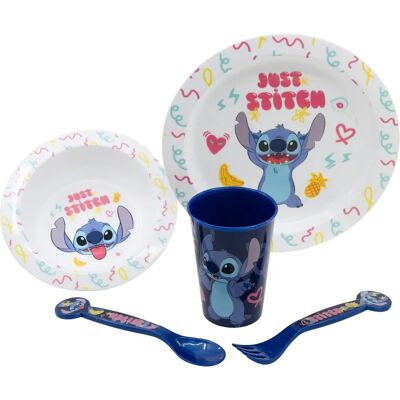 Zestaw naczyń dziecięcych Disney Lilo&Stitch - 5 elementów Zestaw naczyń dziecięcych Disney Lilo&Stitch - 5 elementów
