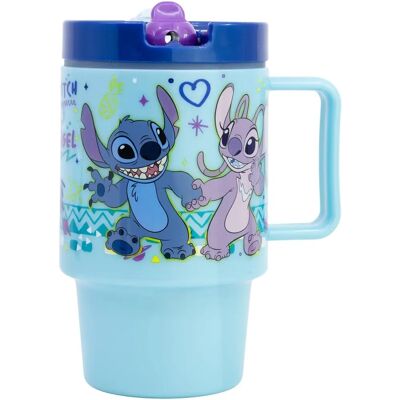 Ποτήρι Disney Stitch 530ml με καπάκι Ποτήρι Disney Stitch 530ml με καπάκι