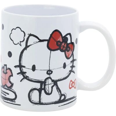 Mug Sanrio Hello Kitty 325 ml - Licence officielle - 3 variantes Mug Sanrio Hello Kitty 325 ml - Licence officielle - 3 variantes