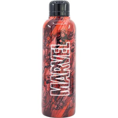 Marvel Muster Metallflasche - Küchenutensilien - Edelstahl - 500ml - Flasche Marvel Muster Metallflasche - Küchenutensilien - Edelstahl - 500ml - Flasche