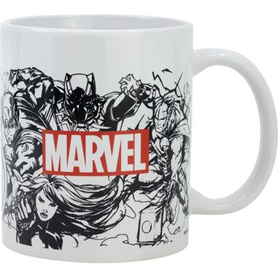 Tasse Marvel - 79270 - Céramique 325ml Boîte Cadeau - Publicité Tasse Marvel - 79270 - Céramique 325ml Boîte Cadeau - Publicité