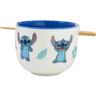 STITCH - Ramen-Schüssel mit Baguette - 450 ml - Offiziell Lizenz - Kinder STITCH - Ramen-Schüssel mit Baguette - 450 ml - Offiziell Lizenz - Kinder