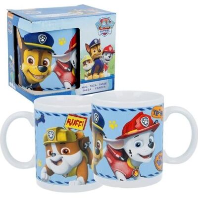 Taza Infantil de Cerámica Paw Patrol Azul - 350ml - Segura y Duradera Taza Infantil de Cerámica Paw Patrol Azul - 350ml - Segura y Duradera