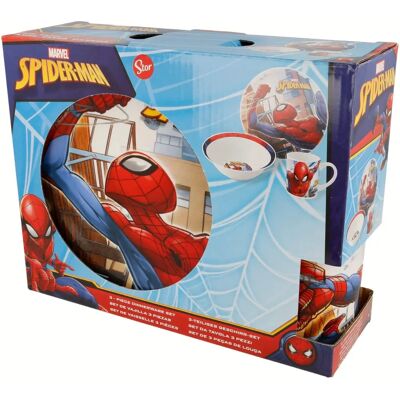 Disney Stor -3-teilges Geschenkset - Spiderman - Kinderteller-Set Disney Stor -3-teilges Geschenkset - Spiderman - Kinderteller-Set