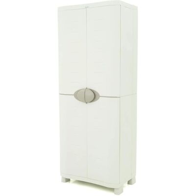Armario de Resina Beige PLASTIKEN - Space Saver 2 Puertas Armario de Resina Beige PLASTIKEN - Space Saver 2 Puertas