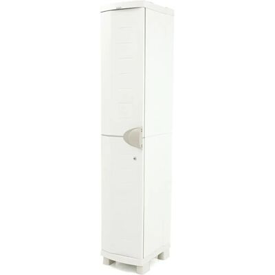 Plastiken SpaceSaver 35 Schrank - Metall, Beige, 1 Tür, 3 Regale - Innen/Außen Plastiken SpaceSaver 35 Schrank - Metall, Beige, 1 Tür, 3 Regale - Innen/Außen