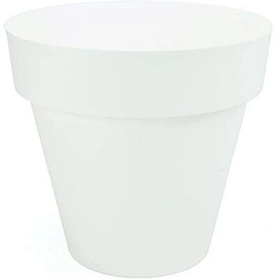Plastiken 8622 - Vaso bianco 22cm - Giardino & Interno Plastiken 8622 - Vaso bianco 22cm - Giardino & Interno
