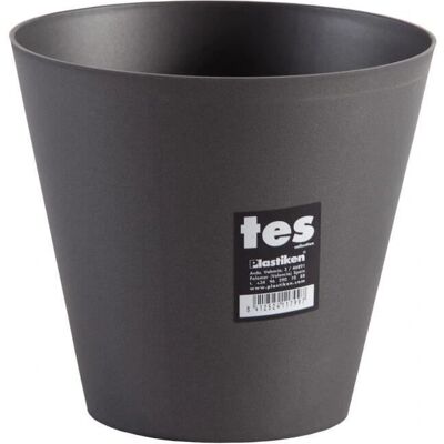 Plastiken Anthrazit 18cm Blumentopf - Planter Plastiken Anthrazit 18cm Blumentopf - Planter