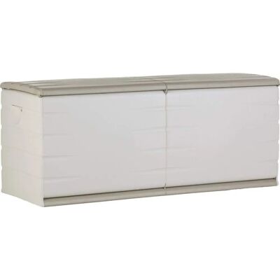 Plastiken Beige Modulares Chest - 450L Aufbewahrungsbox - Innen/Außen Plastiken Beige Modulares Chest - 450L Aufbewahrungsbox - Innen/Außen