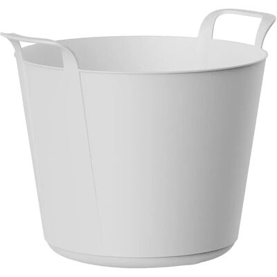 Cesta en plástico multiusos Plastiken 88101 Blanca Cesta en plástico multiusos Plastiken 88101 Blanca