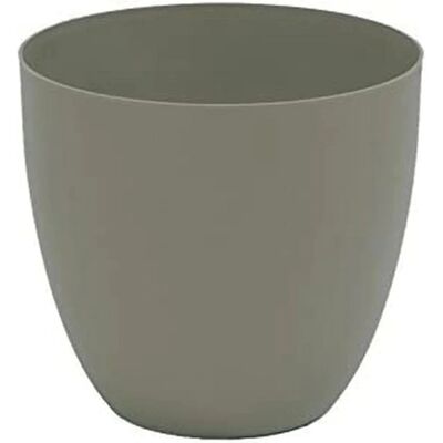 Plastiken Taupe Pflanzgefäß - 22cm Polypropylen Plastiken Taupe Pflanzgefäß - 22cm Polypropylen