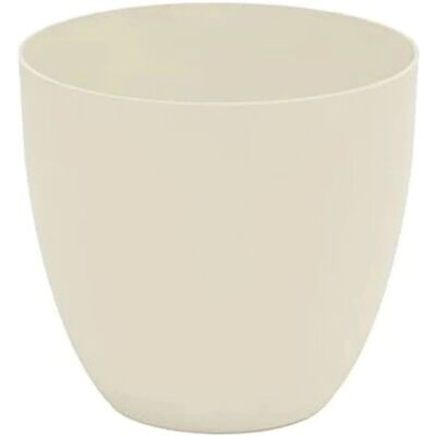 Vaso da fiori in polipropilene beige PLASTIKEN - 32cm Vaso da fiori in polipropilene beige PLASTIKEN - 32cm