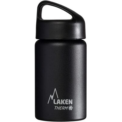 Laken Travel Bottle - 0.35L Vacuum Insulated Flask - Black Laken Travel Bottle - 0.35L Vacuum Insulated Flask - Black