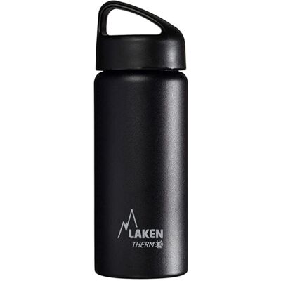 Laken Classic Termoflaske - 0,5L Rustfritt Stål Svart Laken Classic Termoflaske - 0,5L Rustfritt Stål Svart