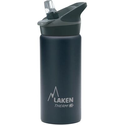 Laken Jannu Bottiglia Termica in Acciaio Inox - Nero Laken Jannu Bottiglia Termica in Acciaio Inox - Nero