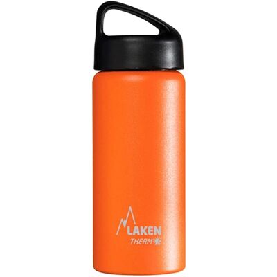 Garrafa Térmica LAKEN Classic - 500ml, Laranja, Aço inoxidável de parede dupla Garrafa Térmica LAKEN Classic - 500ml, Laranja, Aço inoxidável de parede dupla
