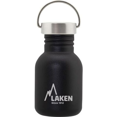 Laken Basic Steel Vintage - Vattenflaska i rostfritt stål 0,35L Laken Basic Steel Vintage - Vattenflaska i rostfritt stål 0,35L
