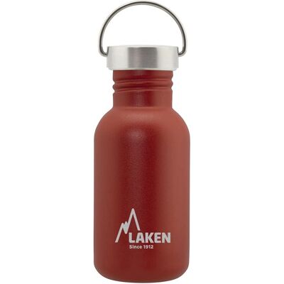 Bouteille d'eau en acier inoxydable Laken - 0,5L - Rouge Bouteille d'eau en acier inoxydable Laken - 0,5L - Rouge