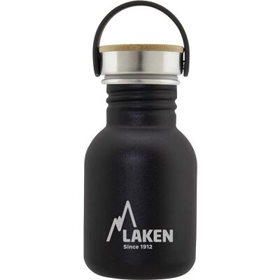 Laken Petite gourde Noire en inox 350ml - Bouteille d'eau Laken Petite gourde Noire en inox 350ml - Bouteille d'eau