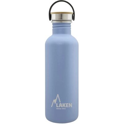 Bouteille Laken Basic Steel Bambú - 1L Acier Inoxydable Bleu Bouteille Laken Basic Steel Bambú - 1L Acier Inoxydable Bleu