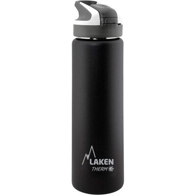 Laken Summit Edelstahl Trinkflasche - 750ml - Schwarz Laken Summit Edelstahl Trinkflasche - 750ml - Schwarz