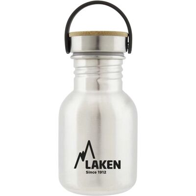 Laken Basic Steel Bambú - Bouteille d'Eau 0,35L - Bouteille d'Eau Laken Basic Steel Bambú - Bouteille d'Eau 0,35L - Bouteille d'Eau
