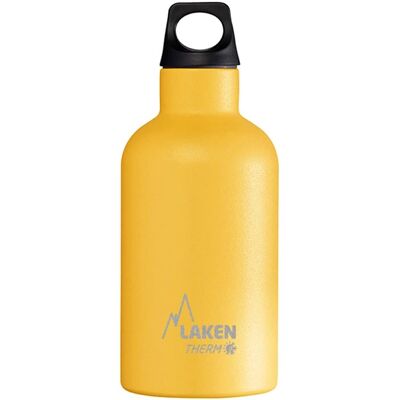 LAKEN Futura Bouteille Thermos en Acier Inoxydable - 350ml - Publicité LAKEN Futura Bouteille Thermos en Acier Inoxydable - 350ml - Publicité