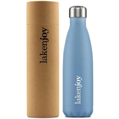 Lakenjoy Geïsoleerde RVS Fles - Blauw Lavendel - 0,5L / 1L / 1,5L Lakenjoy Geïsoleerde RVS Fles - Blauw Lavendel - 0,5L / 1L / 1,5L