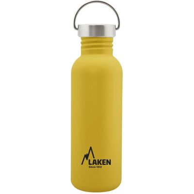 Laken Basic Steel Vintage Vattenflaska - Isolerad, 750ml, Gul Laken Basic Steel Vintage Vattenflaska - Isolerad, 750ml, Gul