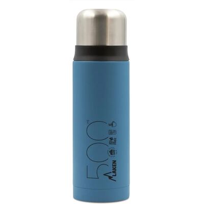 Laken Thermo Stahl 0,5L Blau - Thermoflasche Laken Thermo Stahl 0,5L Blau - Thermoflasche