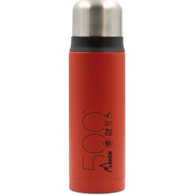 Laken 500Ml Thermos Rouge - Flasque Isotherme - Publicité Laken 500Ml Thermos Rouge - Flasque Isotherme - Publicité