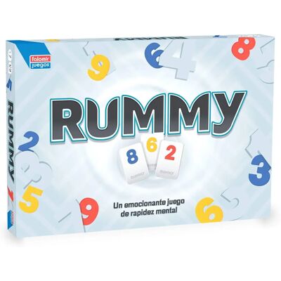 Falomir Juegos Junior Rummy - Gioco da Tavolo con 105 Fiches Falomir Juegos Junior Rummy - Gioco da Tavolo con 105 Fiches