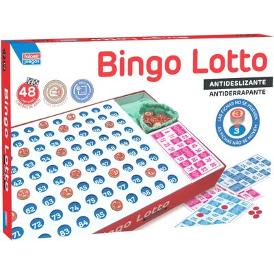 Falomir - Juego de Mesa Bingo Lotto Clásico - Diversión en Familia Falomir - Juego de Mesa Bingo Lotto Clásico - Diversión en Familia