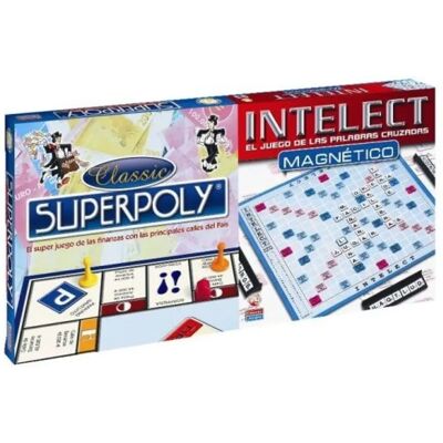 Jeu de société Superpoly + Intelect Magnétique Falomir - Ludique et Éducatif - Publicité Jeu de société Superpoly + Intelect Magnétique Falomir - Ludique et Éducatif - Publicité