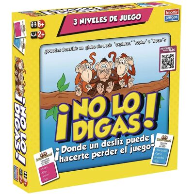 FALOMIR Ne Dis Pas Jeu de Société - Éducatif pour 2-8 Joueurs FALOMIR Ne Dis Pas Jeu de Société - Éducatif pour 2-8 Joueurs