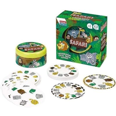 Falomir Think Safari Jeu de société transportable - Jeu de société - Publicité Falomir Think Safari Jeu de société transportable - Jeu de société - Publicité