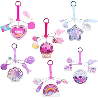 Llavero Cefatoys Tiny Tins Rosa/Plata - Coleccionables Llavero Cefatoys Tiny Tins Rosa/Plata - Coleccionables