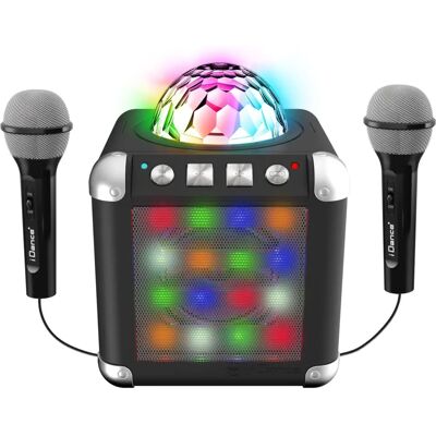 Sistema karaoke CEFA per bambini - Microfoni, luci LED, disco ball Sistema karaoke CEFA per bambini - Microfoni, luci LED, disco ball