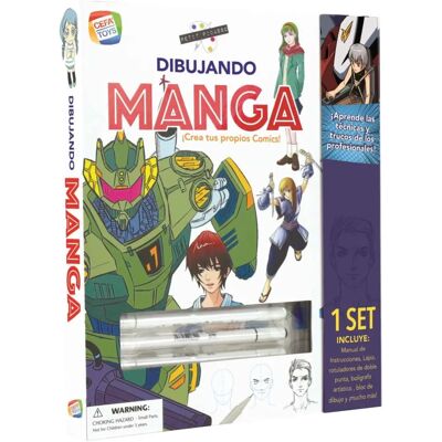 Set Disegno Manga Cefatoys - Rosso per Bambini 8+ Set Disegno Manga Cefatoys - Rosso per Bambini 8+