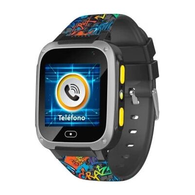Cefa Toys Hola Watch Urban Czarny - Smartwatch dla dzieci Cefa Toys Hola Watch Urban Czarny - Smartwatch dla dzieci