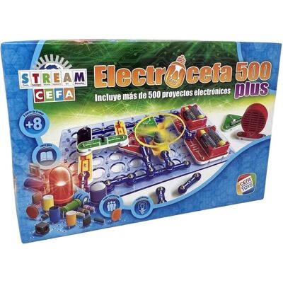Cefa Toys Electrocefa 500 Plus - Elektronikset für Kinder ab 8 Jahren - 500 Projekte Cefa Toys Electrocefa 500 Plus - Elektronikset für Kinder ab 8 Jahren - 500 Projekte