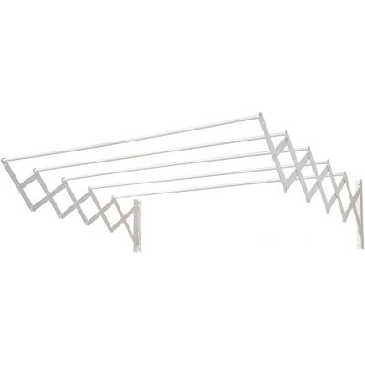 Cuncial Weißer Faltwäscheständer - 5 Leinen - 100x23x71 cm Cuncial Weißer Faltwäscheständer - 5 Leinen - 100x23x71 cm