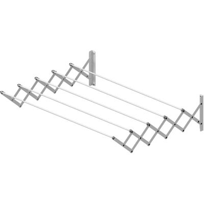 Stendibiancheria Cuncial - 160 cm Bianco, 5 Linee Stendibiancheria Cuncial - 160 cm Bianco, 5 Linee