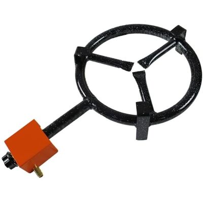 Brûleur à gaz Garcima - 20cm, Noir, Acier, Pour Paella - Publicité Brûleur à gaz Garcima - 20cm, Noir, Acier, Pour Paella - Publicité