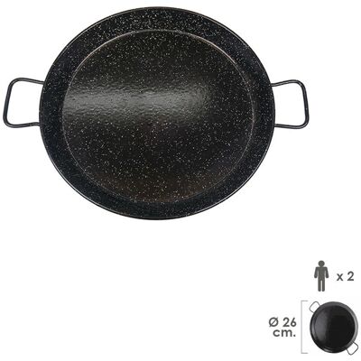 Garcima Marchio Modello - Paella Smaltata 26cm per 2 persone Garcima Marchio Modello - Paella Smaltata 26cm per 2 persone